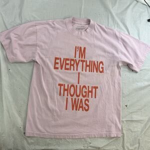 Justin Timberlake The Forget Tomorrow World Tour T-Shirt Sz Medium Pink